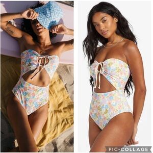 Billabong Floral One Piece Swimsuit - Multicolor